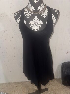 Classic Black Scoop Neck Racerback Tank